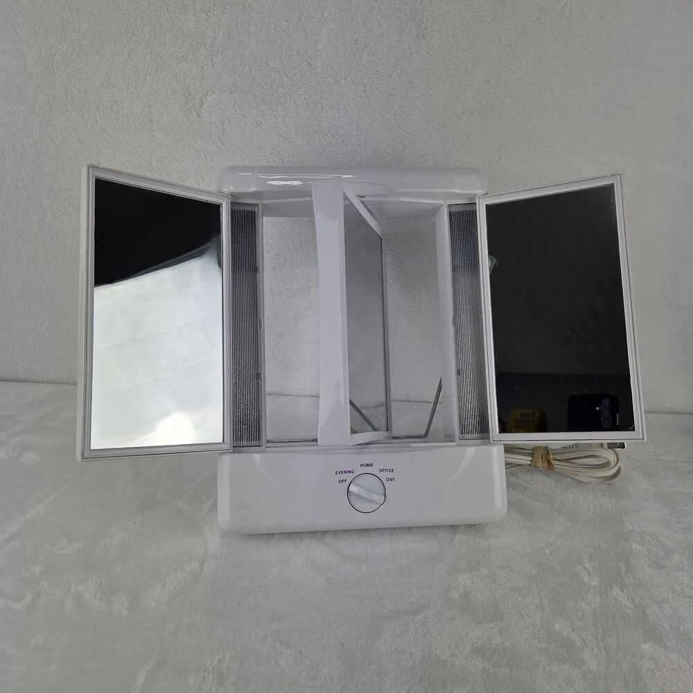 Conair Double 2 Sided Lighted Makeup Mirror Magnified Model TM7LX 4 Settings - Picture 2 of 10